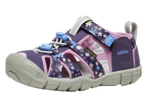 Keen Seacamp sandal lilla med blomster